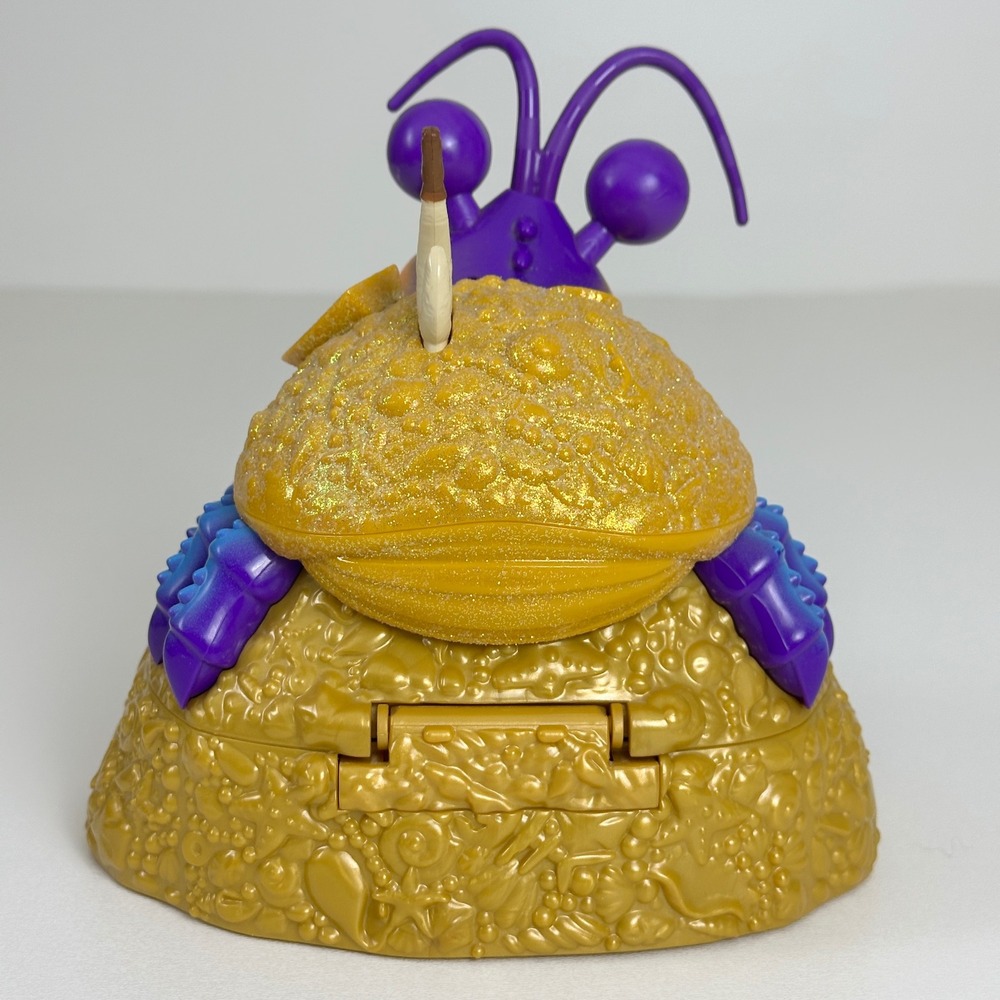 Disney Moana Tamatoa Shiny Crab Jewelry Box with Ring Gold Purple Figure - Picture 4 of 16